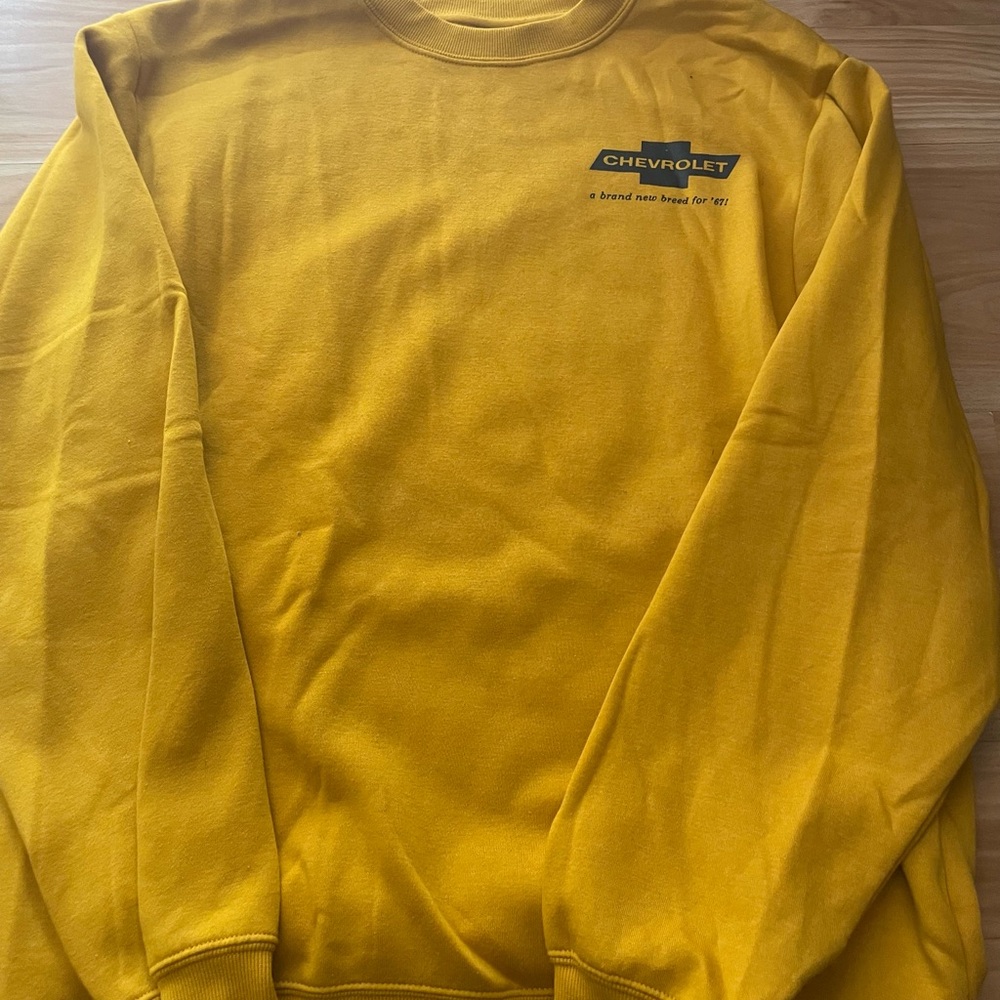 Vintage Yellow Chevrolet Sweater